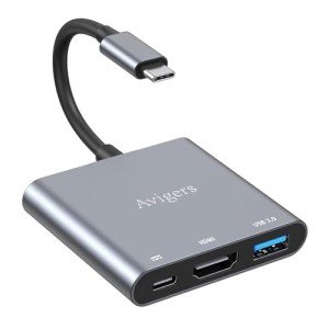 USB-C to HDMI Adapter with Fast Charging & USB 3.0