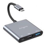 USB-C to HDMI Adapter with Fast Charging & USB 3.0