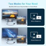 USB-C to HDMI Adapter with Fast Charging & USB 3.0