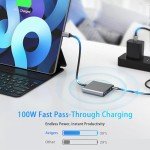 USB-C to HDMI Adapter with Fast Charging & USB 3.0