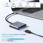 USB-C to HDMI Adapter with Fast Charging