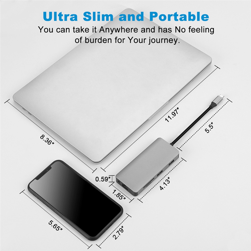 9-in-1 USB-C Hub Station