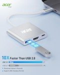 Acer USB-C to HDMI 4K Adapter Hub