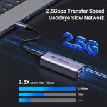 UGREEN 2.5Gbps USB-C Ethernet Adapter for Gaming