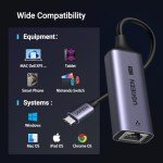 UGREEN 2.5Gbps USB-C Ethernet Adapter for Gaming
