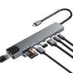 8-in-1 USB-C Hub with Ethernet and 4K HDMI