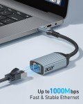 Acer USB-C to Ethernet Gigabit Adapter - Grey