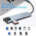 8-in-1 USB-C Hub with Ethernet and 4K Support