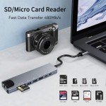 8-in-1 USB-C Hub with Ethernet and 4K HDMI