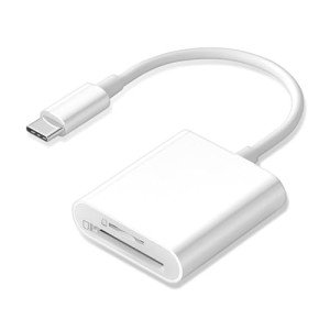 Dual Slot USB-C SD Card Reader Adapter
