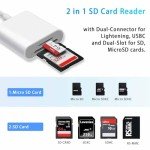 USB-C SD & Micro SD Card Reader Adapter