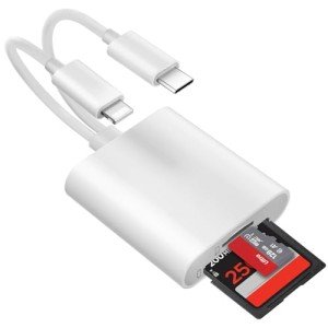 Loydia USB-C SD/MicroSD Card Reader Adapter