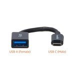 USB-C to USB-A Female Adapter Cable, 5Gbps