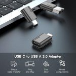 USB-C to USB 3.0 Adapter 2-Pack - Space Grey