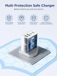 40W 4-Port USB-C Fast Charger Plug