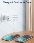 40W USB-C Fast Charger Plug with 4 Ports