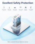 40W USB-C Fast Charger Plug with 4 Ports