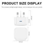 Fast Charge USB-C Plug for iPhone & Samsung