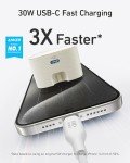 Anker Nano 30W USB-C Fast Charger, Foldable Plug