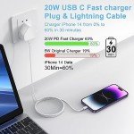 20W Fast Charge USB-C Wall Adapter for iPhone