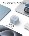 Anker Nano 30W USB-C Fast Charger, Foldable Plug
