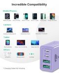 40W 4-Port USB-C Fast Charger Adapter