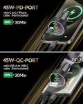 90W 4-Port USB-C Car Charger Adapter