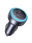 UGREEN 3-Port USB-C Car Charger Adapter 30W