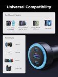UGREEN 3-Port USB-C Car Charger Adapter 30W