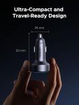 UGREEN 3-Port USB-C Car Charger Adapter 30W