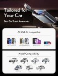 LISEN 57W Retractable USB-C Car Charger Adapter