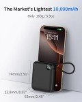 10,000mAh Mini USB-C Power Bank Charger