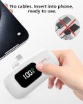 Compact 5000mAh USB-C Fast Charger with LED Display