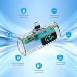 Portable 5200mAh USB-C Power Bank for iPhone 16