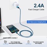 3-Pack 6FT USB-C Fast Charger Cable for Samsung
