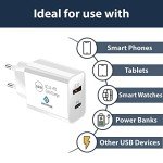 20W Fast Charge USB-C & USB-A EU Plug