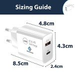 20W Fast Charge USB-C & USB-A EU Plug