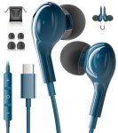USB-C Headphones with Microphone for Smartphones