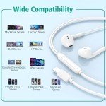 USB-C Headphones with Microphone and Volume Control