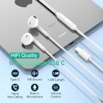 USB-C Headphones with Microphone and Volume Control