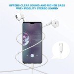 2-Pack USB-C Headphones with Mic & Volume Control