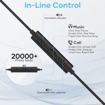 Bakibo USB-C In-Ear Headphones with Mic - Grey