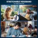 Cowyawn USB-C Over-Ear Headphones with Mic