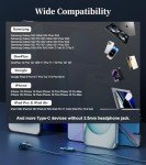 USB-C Headphones with Microphone for Smartphones