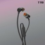 JBL Tune 110 Wired In-Ear Headphones - Black