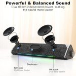 SOULION R60 Bluetooth 5.3 Soundbar with LED Lights