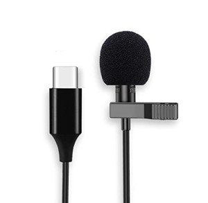USB-C Lavalier Lapel Microphone for Smartphones