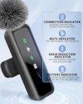 2-Pack Wireless Lavalier Mic for USB-C Devices