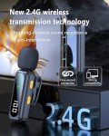 USB-C Wireless Lavalier Microphone for iPhone & Android