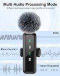 2-Pack Wireless Lavalier Mic for USB-C Devices